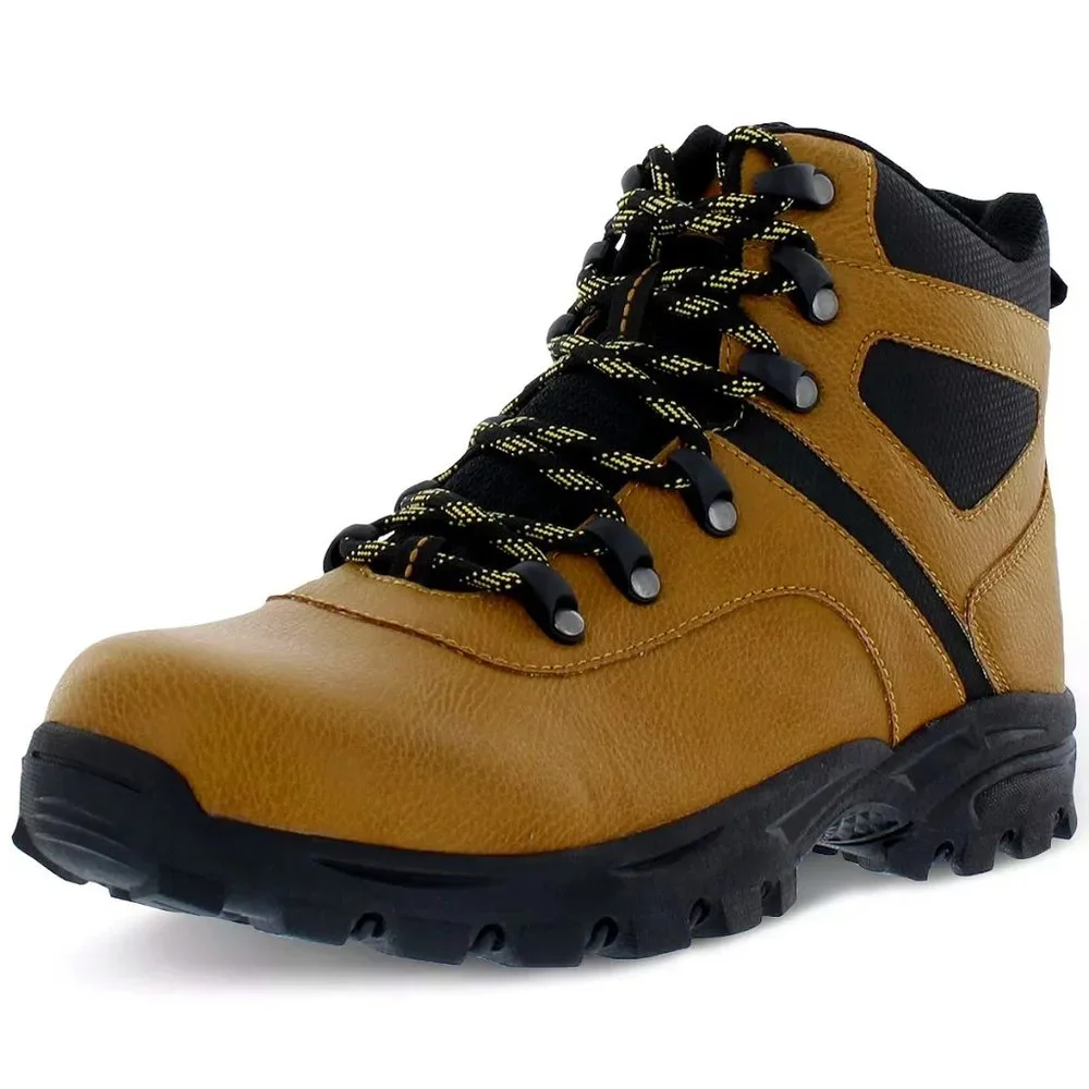 Weatherproof Vintage Men's Hiker Faux-Leather Boots - Picture 1 of 9